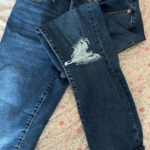Levi’s Distressed wedgie straight Blue Women's Jeans